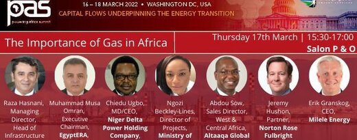 Raza Hasnani moderates the "Importance of Gas in Africa" panel at Power Africa Summit