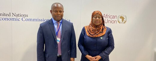 Alain Ebobissé discusses infrastructure investment opportunities with Tanzania President Samia Suluhu Hassan