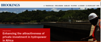 Enhancing the attractiveness of private investment in hydropower in Africa 