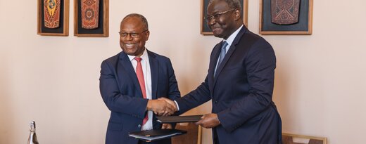 Assemblées annuelles 2023 de la Banque mondiale et du Fonds monétaire international : La Commission de l'Union Economique et Monétaire Ouest Africaine (UEMOA) et Africa50 signent un Accord-cadre de coopération et de partenariat pour stimuler le développem