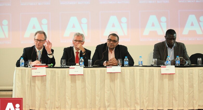 AfDB Vice President Pierre Guislain and Water/ICT panel