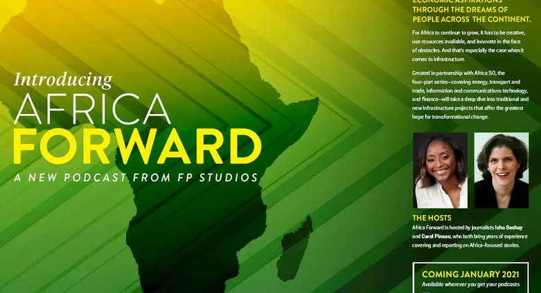 Lancement de la série de podcasts Africa Forward le 26 janvier 2021