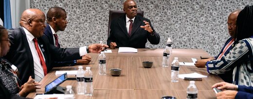 Botswana's President Dr. Mokgweetsi Masisi discusses priority infrastructure projects with Africa50