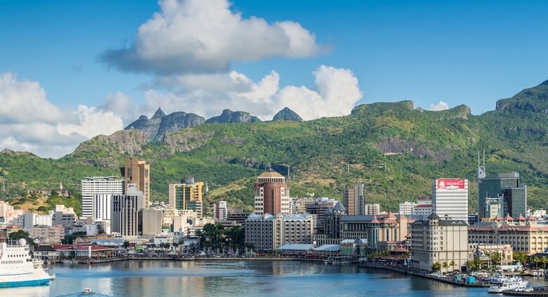 Mauritius skyline