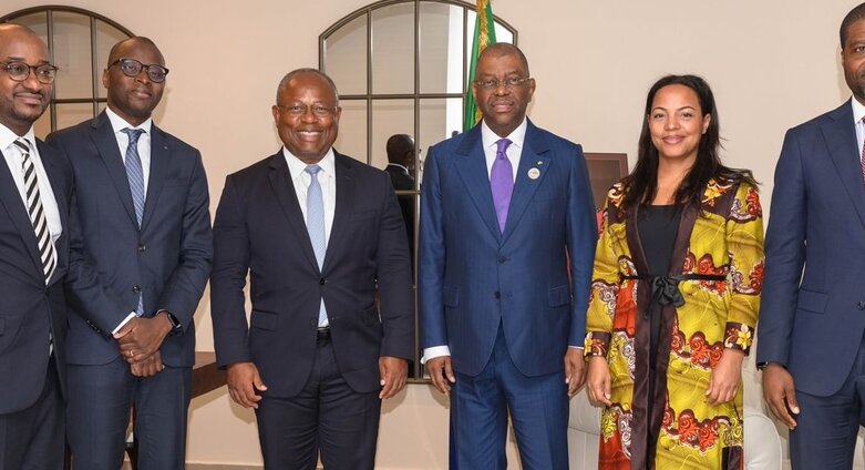 H.E Alexandre Barro Chambrier, the Vice Prime Minister of Gabon meets with Africa50 CEO