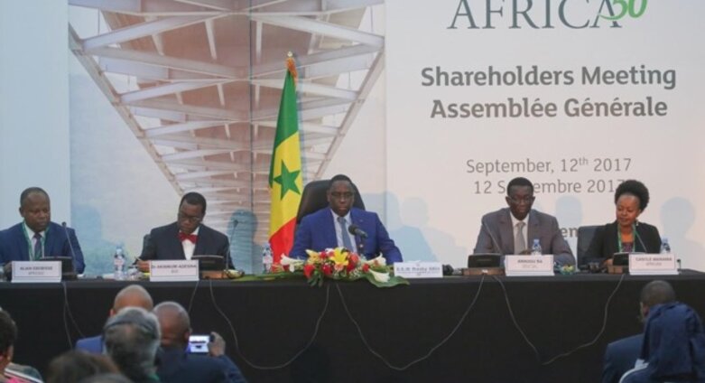 Le Président sénégalais Macky Sall se félicite de la coopération entre Africa50 et Senelec pour le développement de la centrale thermique de Malicounda