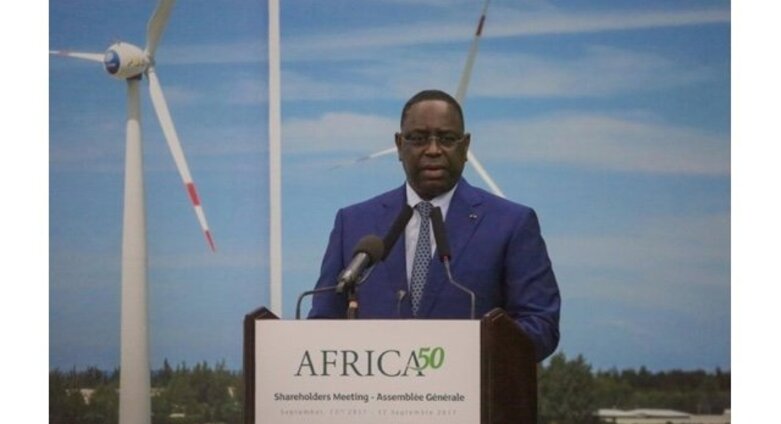 Le Président sénégalais Macky Sall se félicite de la coopération entre Africa50 et Senelec pour le développement de la centrale thermique de Malicounda