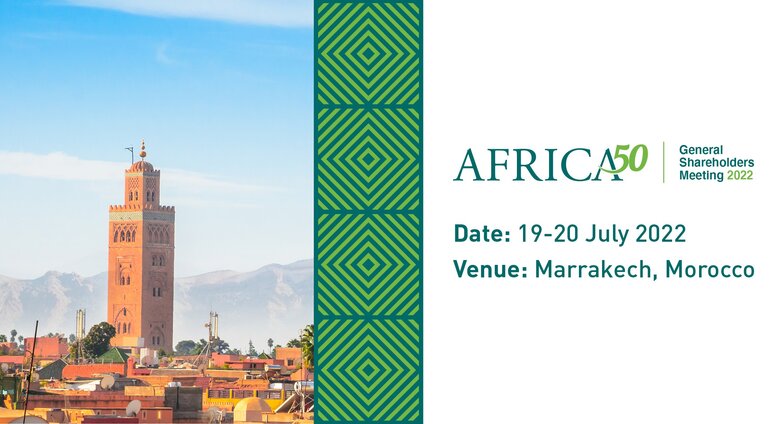 Africa50 to Announce New Shareholders and Investment Updates at General Shareholders Meeting in Marrakech, Morocco, on 19 July