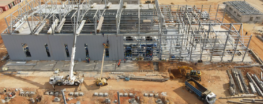 Aerial view of the Malicounda project site